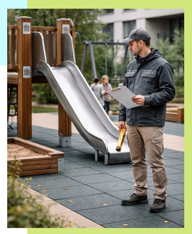 Сертификация детских площадок в Волгограде от 25978 р. | Алешин-Влг