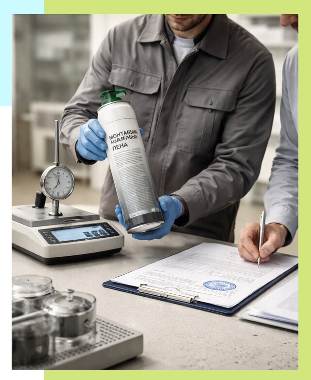 Сертификация монтажной пены в Волгограде от 15587 р. | Алешин-Влг