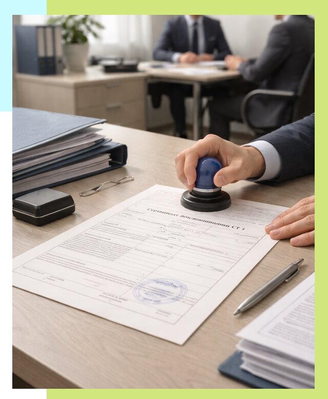 Сертификат происхождения СТ 1 в Волгограде от 4676 р. | Алешин-Влг