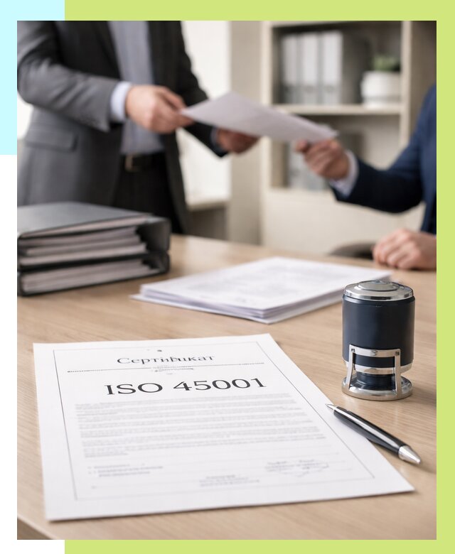 Сертификат ISO 45001 в Волгограде под ключ от 46760 р. | Алешин-Влг