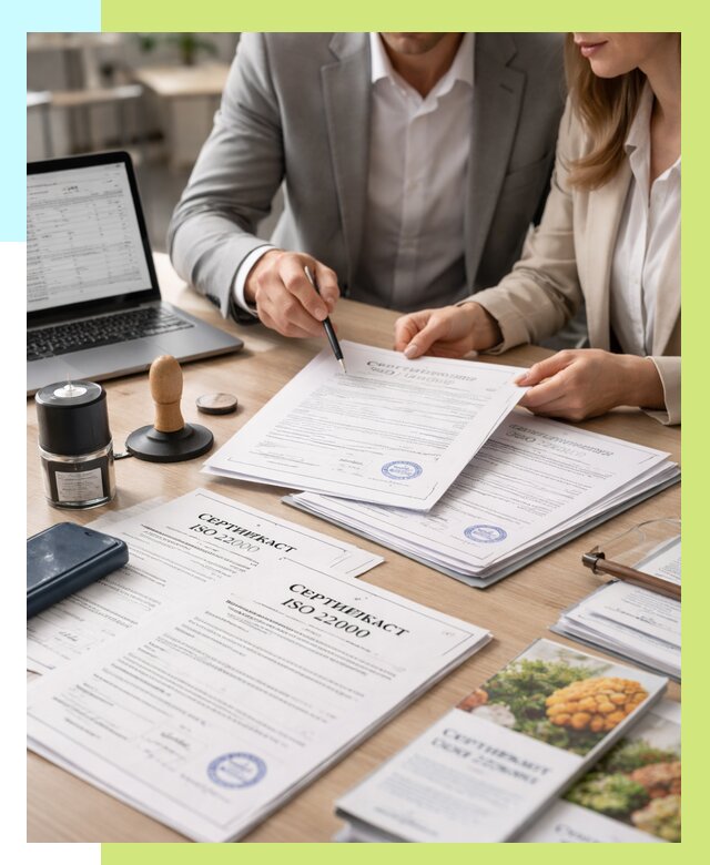 Сертификат ISO 22000 в Волгограде от 41564 р. под ключ | Алешин-Влг